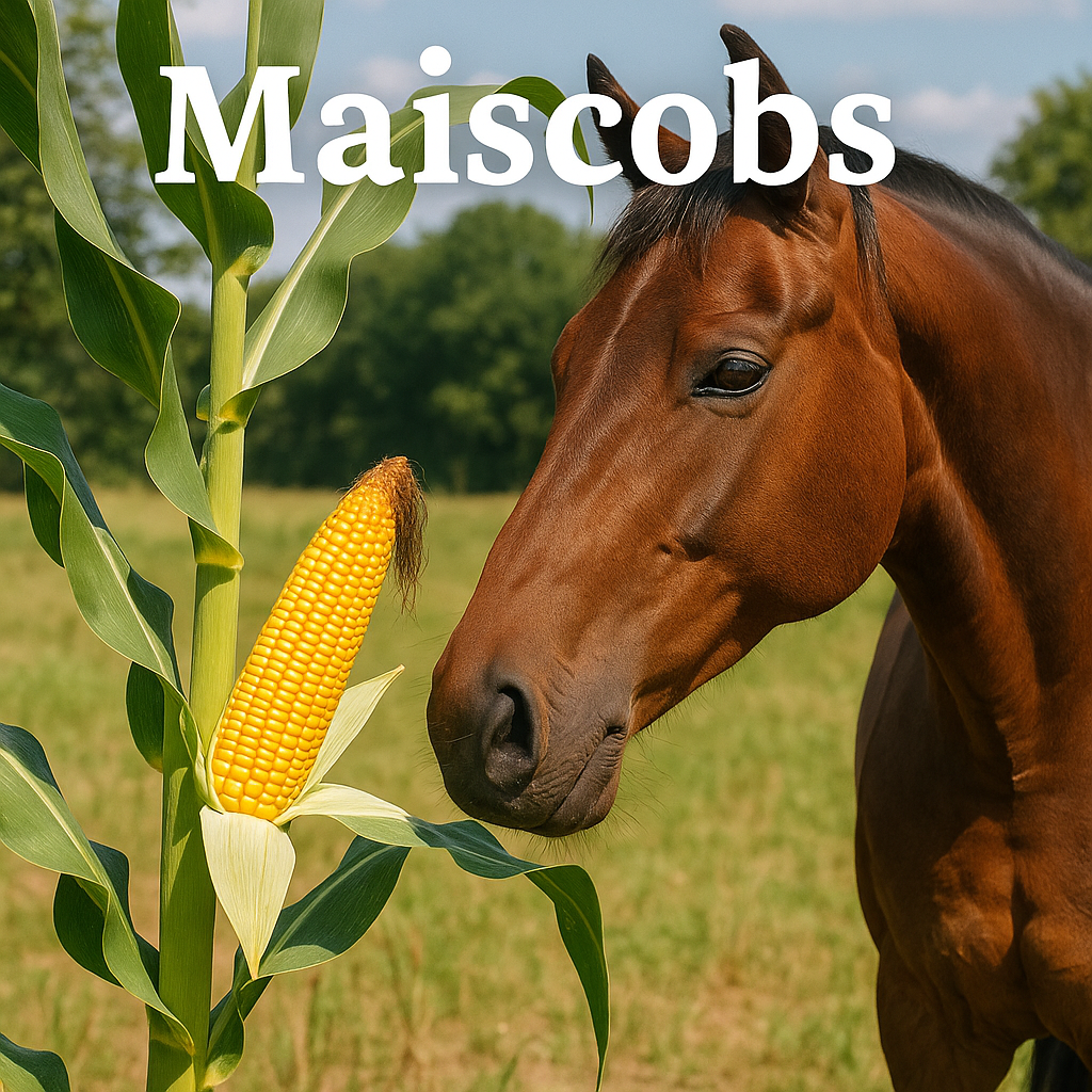 MyPellis Maiscobs – grob gepresste, staubarme Maiscobs als Raufutterergänzung für Wiederkäuer und Pferde.