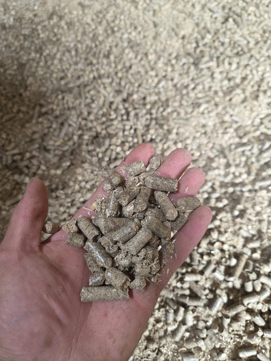 MyPellis Strohpellets – staubarme Naturstreu für Pferde, Rinder, Kleintiere und Geflügel