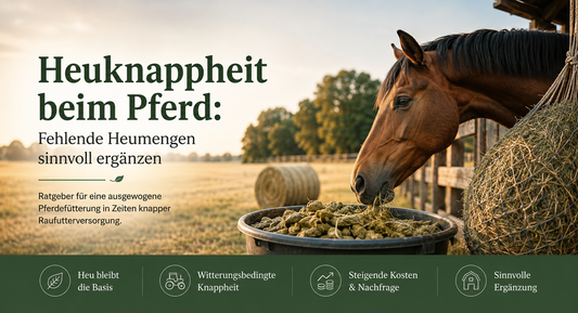 Heuknappheit beim Pferd: Fehlende Heumengen sinnvoll ergänzen | myPellis