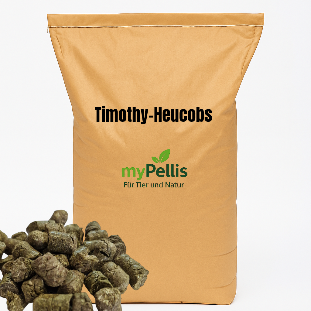 Timothy Heucobs 12 mm aus Wiesenlieschgras – Raufutter für Pferde von myPellis