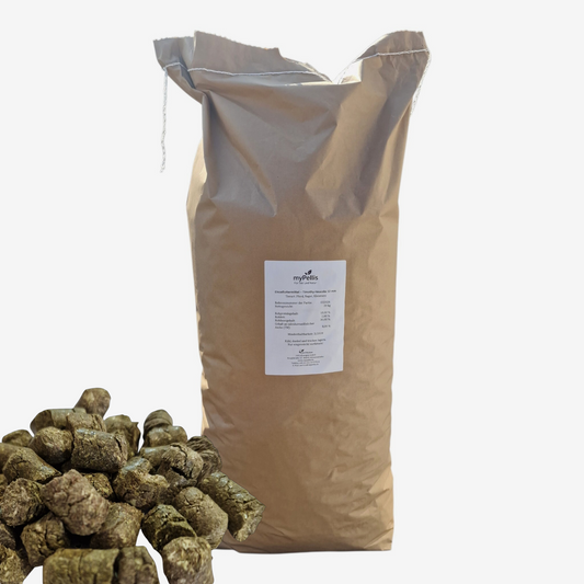 Timothy Heucobs 12 mm aus Wiesenlieschgras – Raufutter für Pferde von myPellis